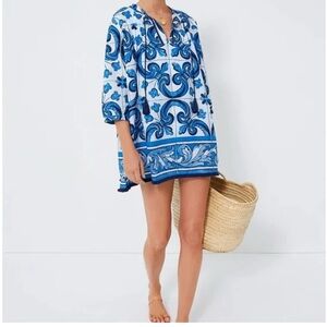 TNUCK BEACH Capri Blue Majolica Tile Bondi Coverup

Tuckernuck
